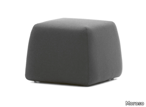 HIGHLANDS - Square fabric pouf with removable lining _ Moroso