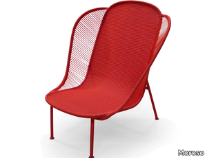 IMBA - Colored polyethylene cord armchair _ Moroso