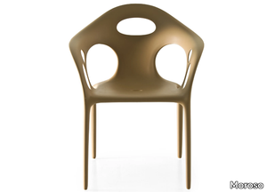 SUPERNATURAL - Stackable polypropylene chair with armrests _ Moroso