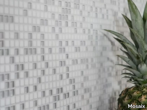 KUBA WHITE - Glass mosaic _ Mosaix