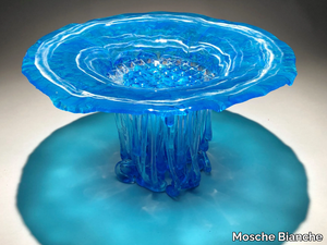 MARS - Glass sculpture / centerpiece _ Mosche Bianche