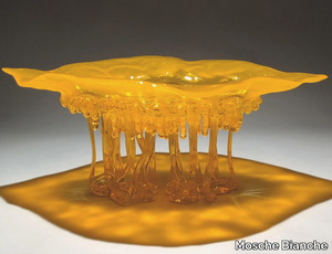 GOLDEN DROP - Glass centerpiece / sculpture _ Mosche Bianche