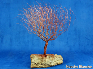 WINTER - Aluminium and olive wood sculpture _ Mosche Bianche