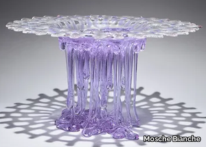 LA VIE EN ROSE - Glass sculpture / centerpiece _ Mosche Bianche