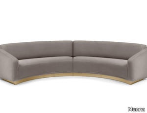 FERDINAND - Curved velvet sofa _ Munna