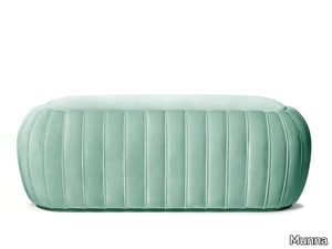 MELLOW - Upholstered rectangular velvet pouf _ Munna