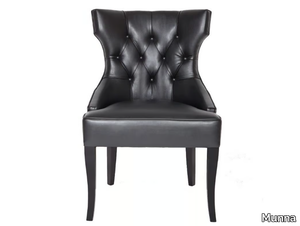 MONSIEUR T - Tufted leather chair _ Munna