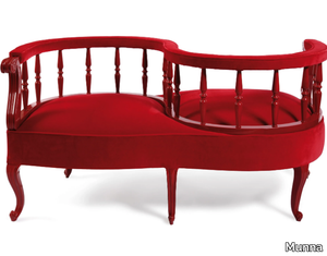 YES NO MAY BE SO - 2 seater vis à vis velvet sofa _ Munna