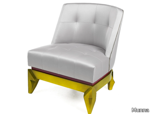 CAPRICE LIMITED EDITION - Upholstered satin armchair _ Munna