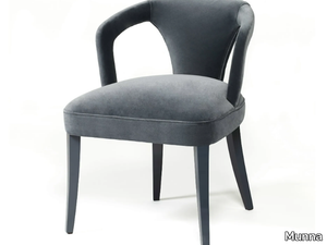 MARY Q - Velvet chair with armrests _ Munna