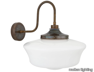 ANATH Swan Neck - Handmade brass wall lamp for bathroom _ mullan lighting