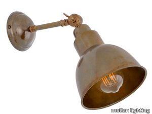 BAKU - Handmade adjustable brass wall lamp _ mullan lighting