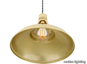 GENEVA INDUSTRIAL BRASS PENDANT - Handmade pendant lamp _ mullan lighting