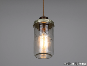 JAM JAR PENDANT LIGHT - Handmade pendant lamp _ mullan lighting