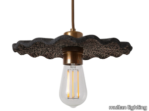 KAPOK - Handmade ceramic pendant lamp _ mullan lighting