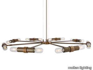 KENDU - Brass chandelier _ mullan lighting