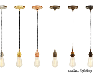 LOME VINTAGE BRAIDED SUSPENSION PENDANT - Handmade brass pendant lamp _ mullan lighting