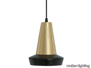 MALABO POWDER COATED BLACK PENDANT - Handmade brass pendant lamp _ mullan lighting