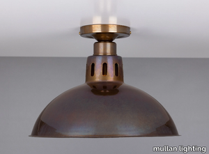 PARIS INDUSTRIAL BRASS CEILING FITTING - Handmade brass ceiling lamp _ mullan lighting