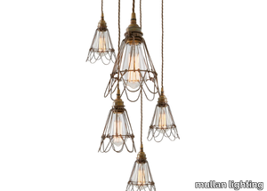 PRAIA CLUSTER - Brass pendant lamp _ mullan lighting