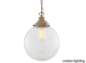 RIAD CLEAR GLOBE PENDANT LIGHT 25CM - Handmade pendant lamp _ mullan lighting