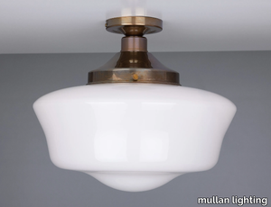 SCHOOLHOUSE CEILING LIGHT FITTING - Handmade ceiling lamp _ mullan lighting