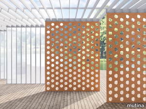 HIVES - Terracotta element for partition walls _ Mutina