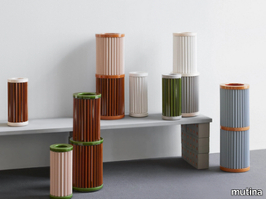 ROMBINI VASES - Handmade ceramic vase _ Mutina