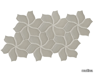 BOTANICA FLOWER GRAY MATT - Glazed porcelain stoneware wall/floor tiles _ Mutina