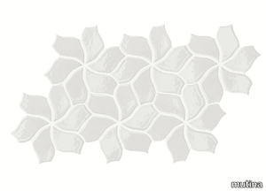 BOTANICA FLOWER WHITE GLOSSY - Glazed porcelain stoneware wall/floor tiles _ Mutina