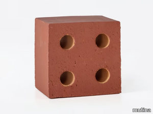 BLOC MATT RED - Terracotta element for partition wall _ Mutina