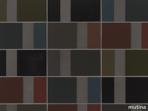 DIARAMA BLACK CHROMA - Glazed porcelain stoneware wall tiles _ Mutina