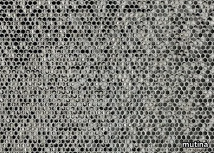 PHENOMENON HONEYCOMB GLOSSY ARGENTO - Porcelain stoneware 3D Wall Mosaic _ Mutina