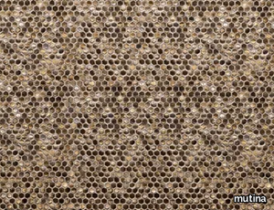 PHENOMENON HONEYCOMB GLOSSY ORO - Porcelain stoneware 3D Wall Mosaic _ Mutina