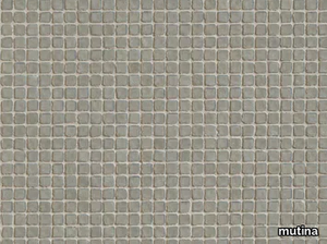 DECHIRER GLASS GRIGIO - Porcelain stoneware mosaic _ Mutina