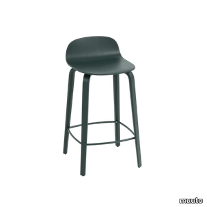 Visu Counter Stool Wood Base - 65 cm / 25.6"