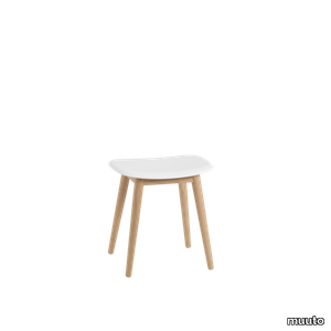 Fiber Stool Wood Base