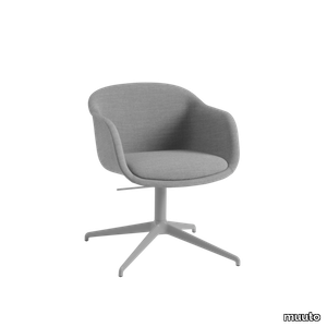 Fiber Conference Armchair Swivel Base w. Return and Tilt