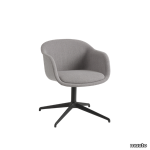 Fiber Conference Armchair Swivel Base w. Return