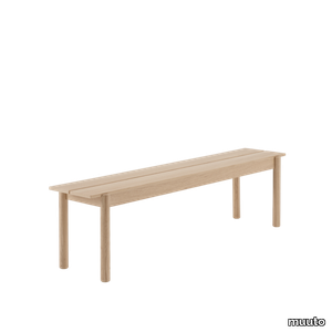 Linear Wood Bench