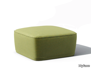 FLOW - Square fabric garden pouf _ Myface