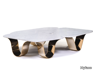 KAI - Low marble garden side table _ Myface