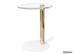 DAWN - Round acrylic garden side table _ Myface