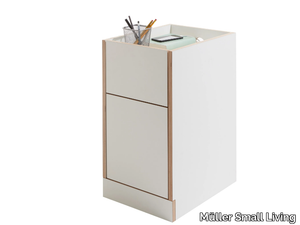 FLAI - Plywood office drawer unit _ Müller Small Living