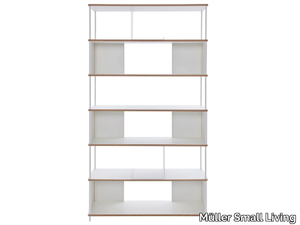 PAL - Open modular plywood bookcase _ Müller Small Living