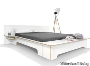 PLANE - Plywood double bed _ Müller Small Living