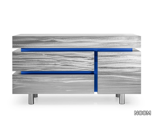 GERRIT CS1 - Stainless steel and MDF sideboard with drawers _ NOOM