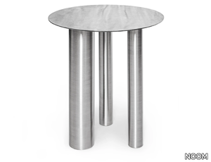 HIGH BRANDT CS1 - Round stainless steel coffee table _ NOOM