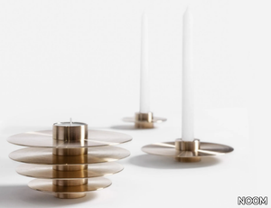 ORB CS1 - Set of 7 brass candle holders _ NOOM