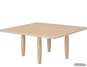 OKU - Low square oak coffee table _ NORR11